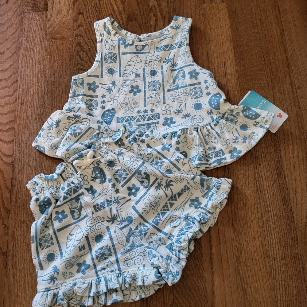 Disney Moana 4t Matching Set
